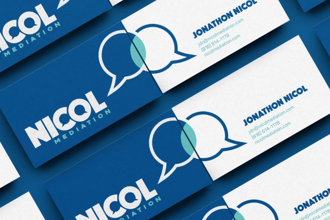 Nicol Mediation Business Cards by Morehawk