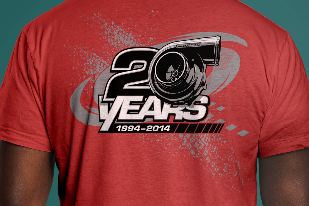ProCharger 20 Years T-Shirt by Morehawk