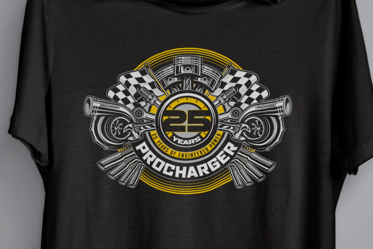 ProCharger 25 Years T-Shirt by Morehawk