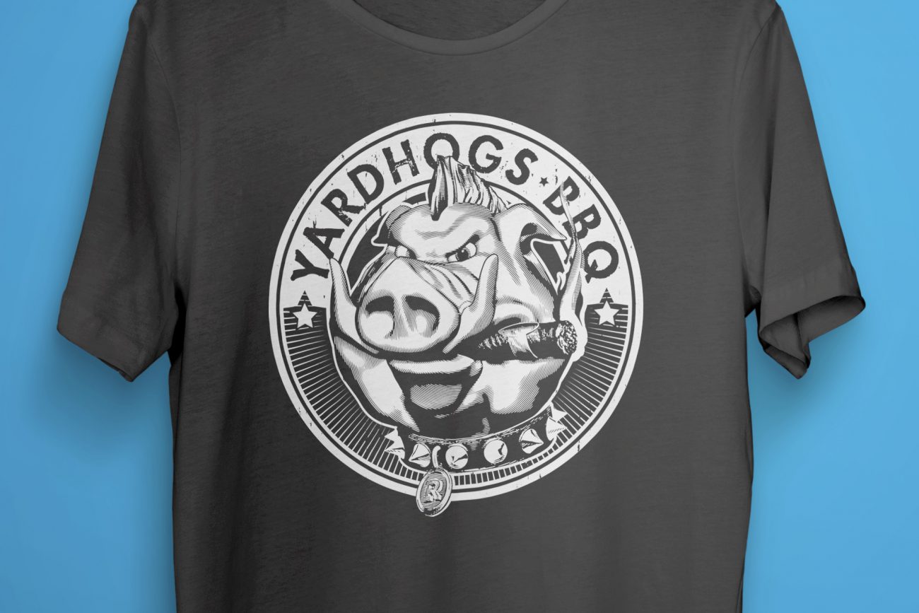 Yardhogs Barbecue T-Shirt by Morehawk