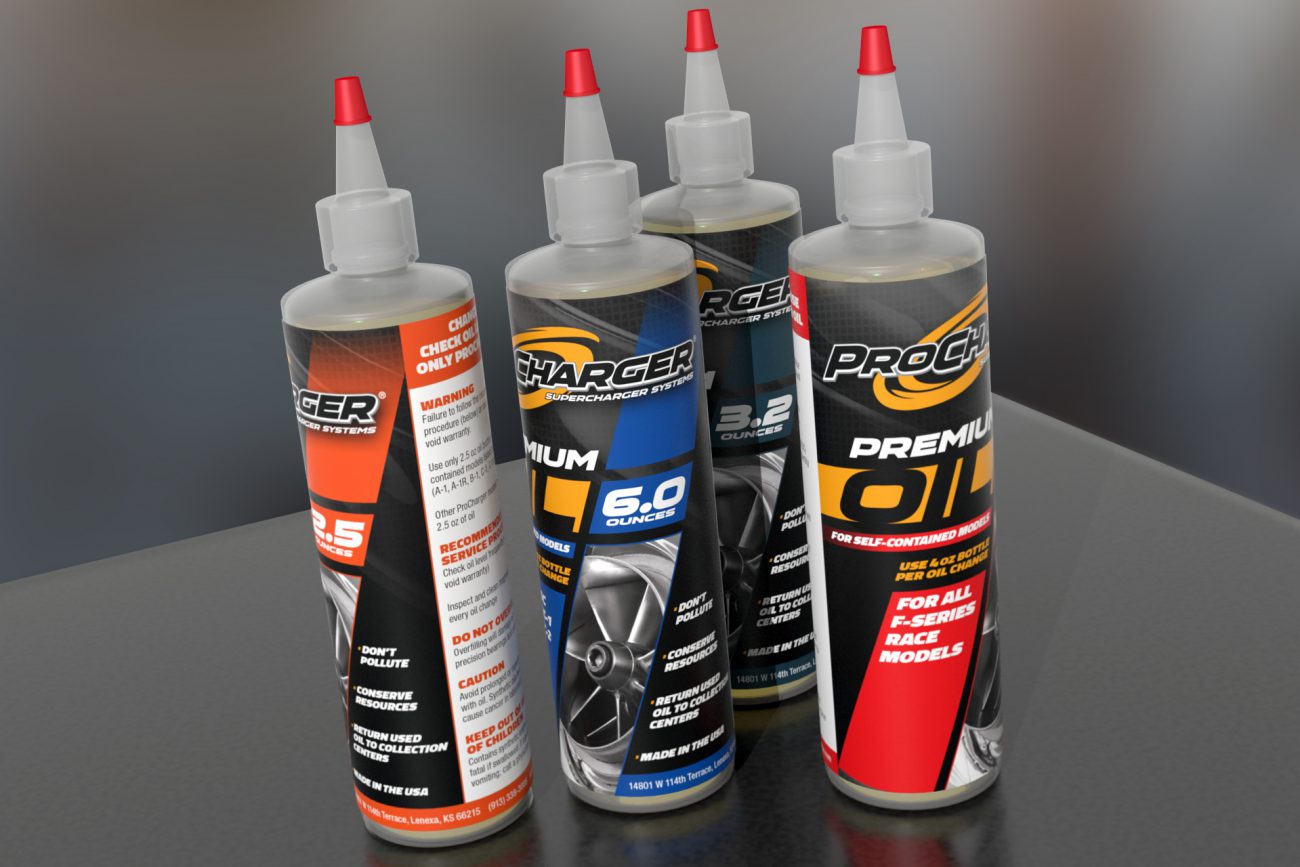 ProCharger Oil Bottle Labels by Morehawk