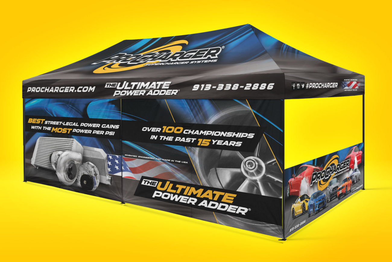 ProCharger Outdoor Event Tent Display by Morehawk